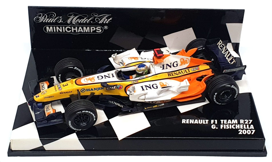 Minichamps 1/43 Scale 400 070003 - Renault F1 Team R27 G. Fisichella 2007