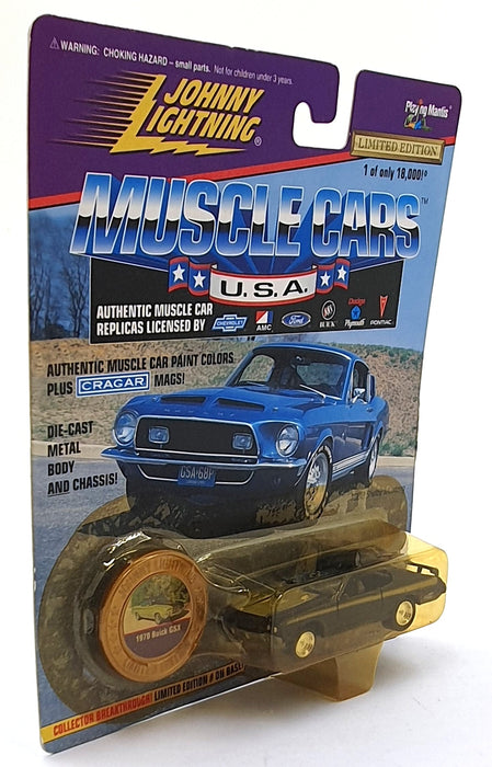 Johnny Lightning 1/64 Scale 202-02 - Muscle Cars 1970 Buick GSX LE Black