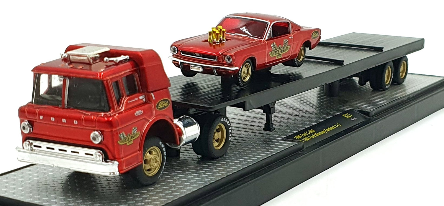 Castline M2 Machines 1/64 Scale R21 '66 Ford C-600/1966 Ford Mustang Fastback