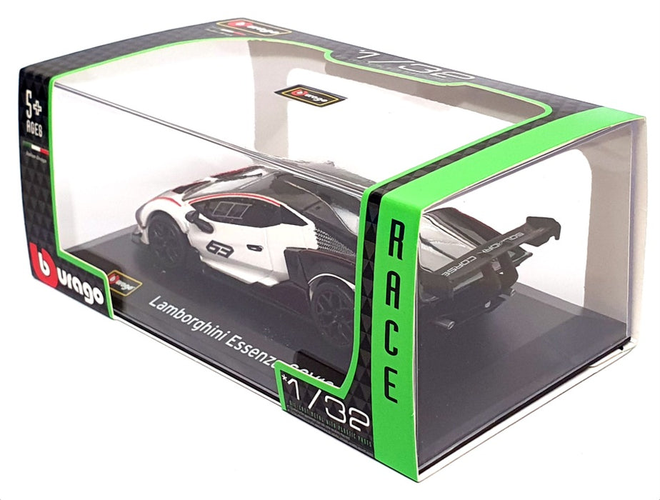 Burago 1/32 Scale 18-41167 - Lamborghini Essenza SCV12 #63 - Black/White