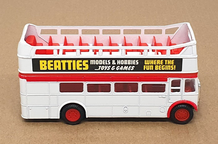 Corgi 12cm Long Diecast D599 - AEC Open Top Bus - White/Red