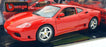 Burago 1/18 Scale Diecast 3358 - 1999 Ferrari 360 Modena - Red