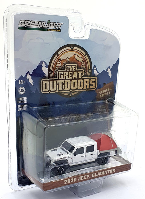 Greenlight 1/64 Scale 38010-D - 2020 Jeep Gladiator - White