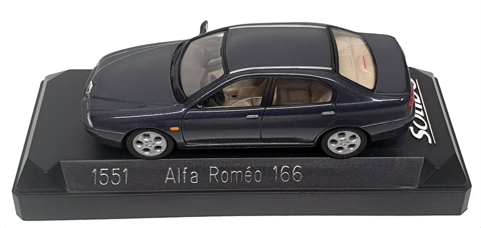 Solido 1/43 Scale Diecast 1551 - Alfa Romeo 166 - Blue