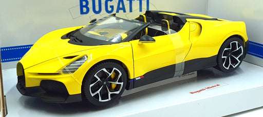 Burago 1/18 Scale Diecast 18-11051 - Bugatti Mistral - Yellow