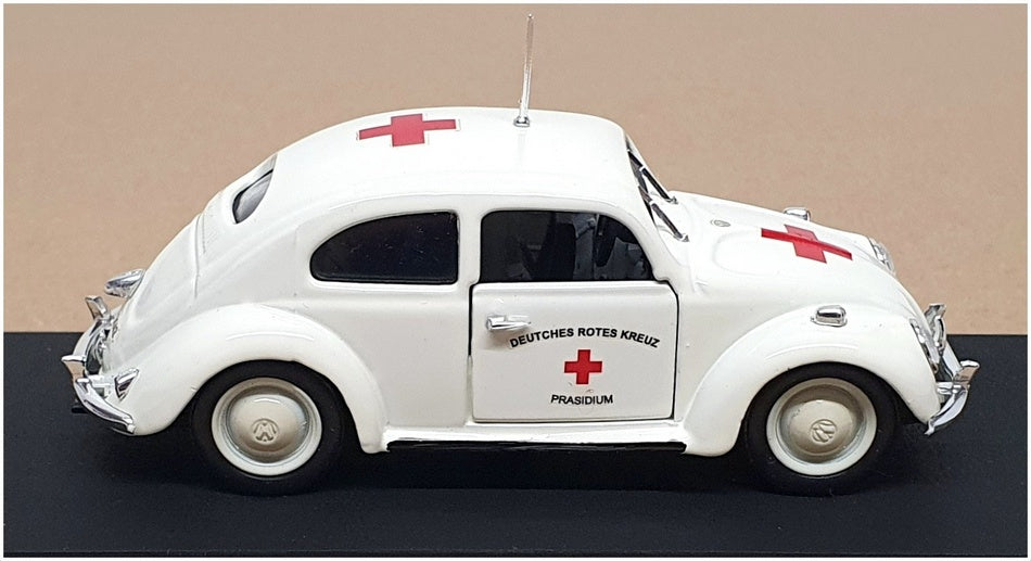 Rio Models 1/43 Scale SL086 - Volkswagen Beetle Deutche Red Cross - White