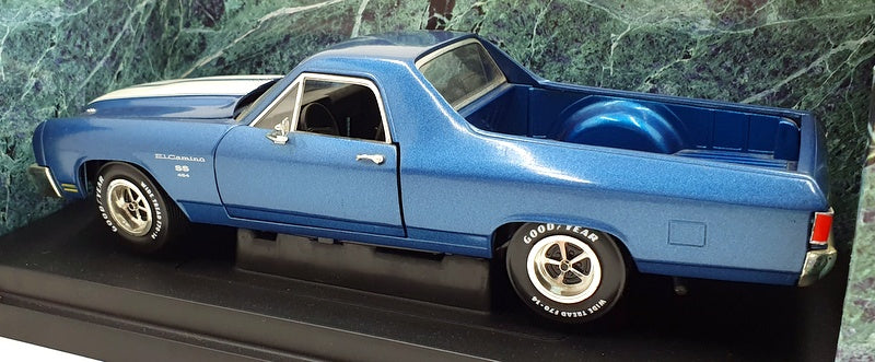 Ertl 1/18 Scale Diecast 7263 - 1970 Chevrolet El Camino SS454 - Blue