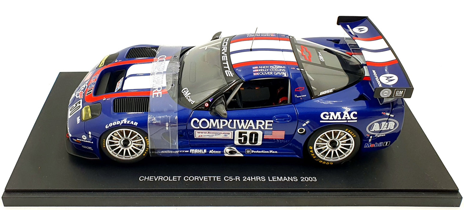 Autoart 1/18 Scale 80306 - Chevrolet Corvette C5-R 2003 Le Mans #50 O.Gavin