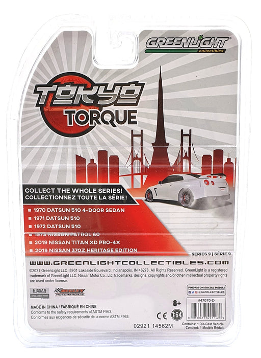 Greenlight 1/64 Scale 47070-D - 1973 Nissan Patrol 60 - White/Green