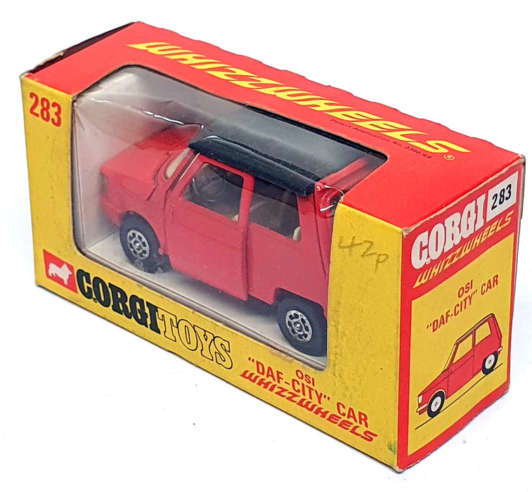 Corgi Toys Appx 7cm Long Original Diecast 283 - OSI Daf City Car - Red