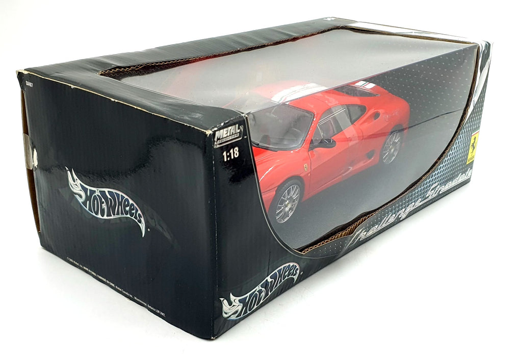Hot Wheels 1/18 Scale Diecast C0407 - Ferrari 360 Stradale - Rosso Red