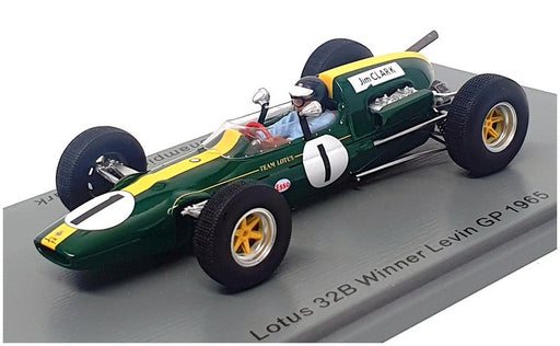 Spark 1/43 Scale S7304 - Lotus 32B 1st Levin GP 1965 Tasman Champion #1 J. Clark