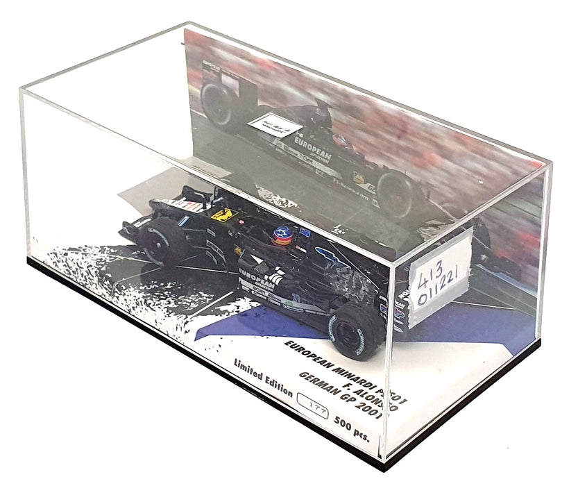 Minichamps 1/43 Scale 413 011221 F1 European Minardi PS01 German GP 2001 Alonso