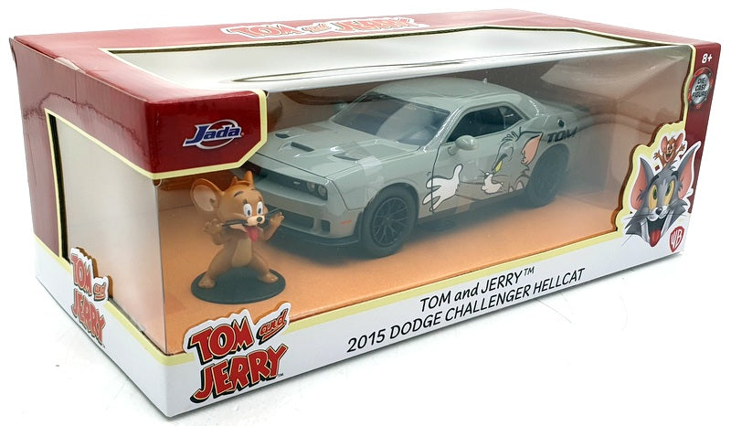 Jada 1/24 Scale Diecast 81408 - Tom And Jerry 2015 Dodge Challenger Hellcat