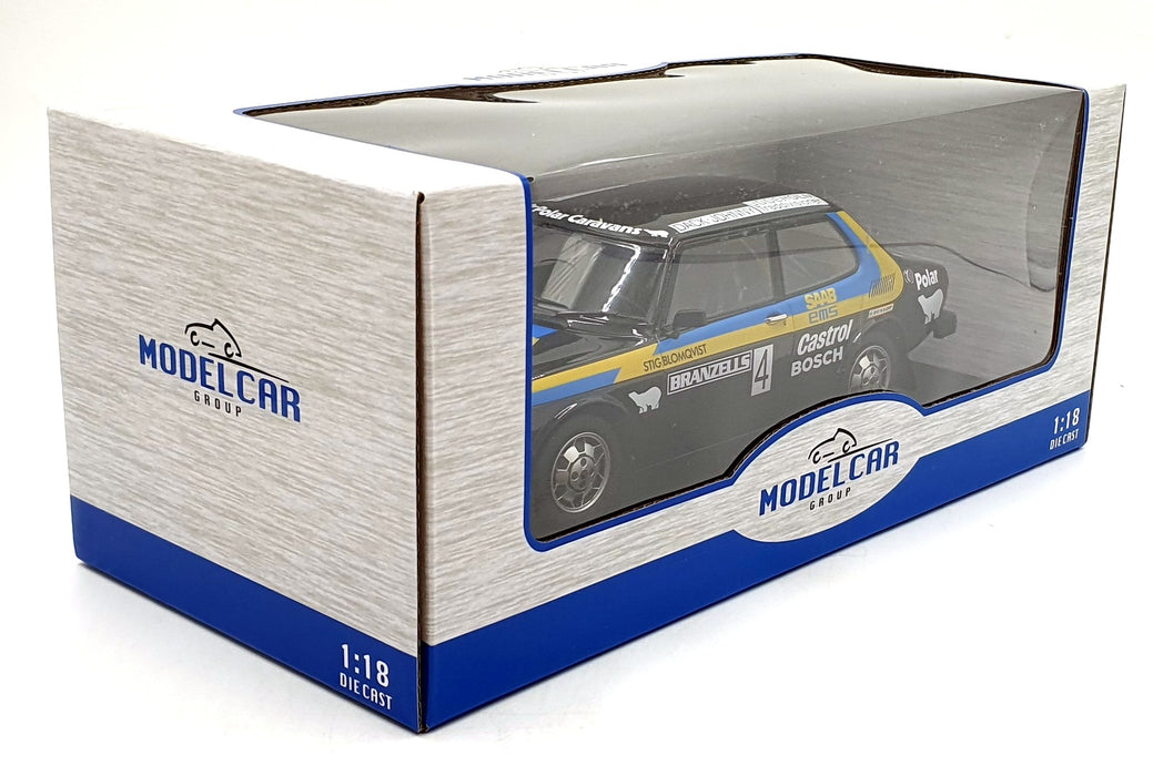 MCG 1/18 Scale Diecast MCG18826R - Saab 99 EMS Swedish Rally #4 1977
