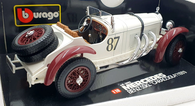 Burago 1/18 Scale Diecast 3002 - Mercedes-Benz SSKL Caracciola 1931 #87