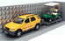 Hobby Cars 29cm Long 39754 - Mercedes Benz M-Class & Golf Cart - Yellow Green