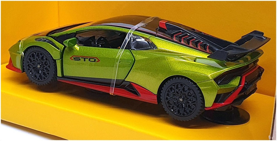 Rastar 1/32 Scale Diecast 64310 - Lamborghini Huracan STO - Met Green