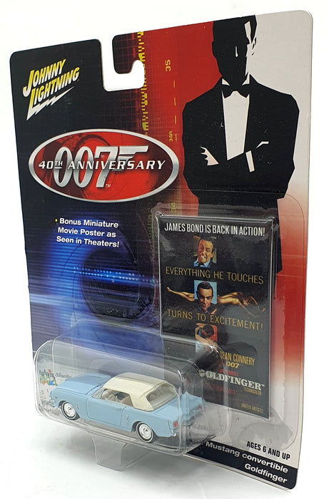 Johnny Lightning 1/64 Scale 261-04 - Ford Mustang Convertible 007 Goldfinger