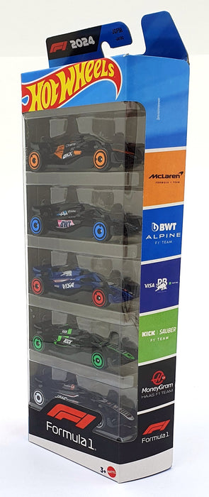 Hotwheels 1/63 Appx Scale 31251 - F1 2024 McLaren, Alpine, Sauber, HAAS
