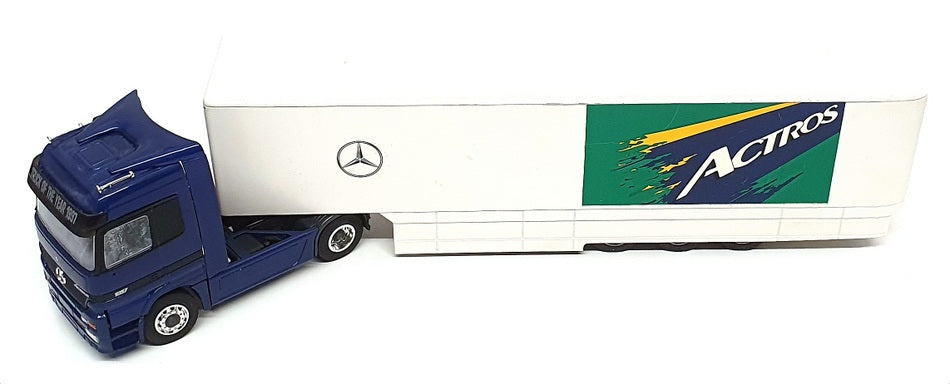 NZG 1/43 Scale B6 600 0199 - Mercedes Benz Actros Truck - Blue/White