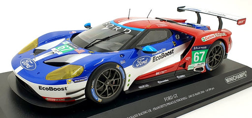 Minichamps 1/18 Scale 155 168667 - Ford GT Chip Ganassi Franchitti Le Mans 2016