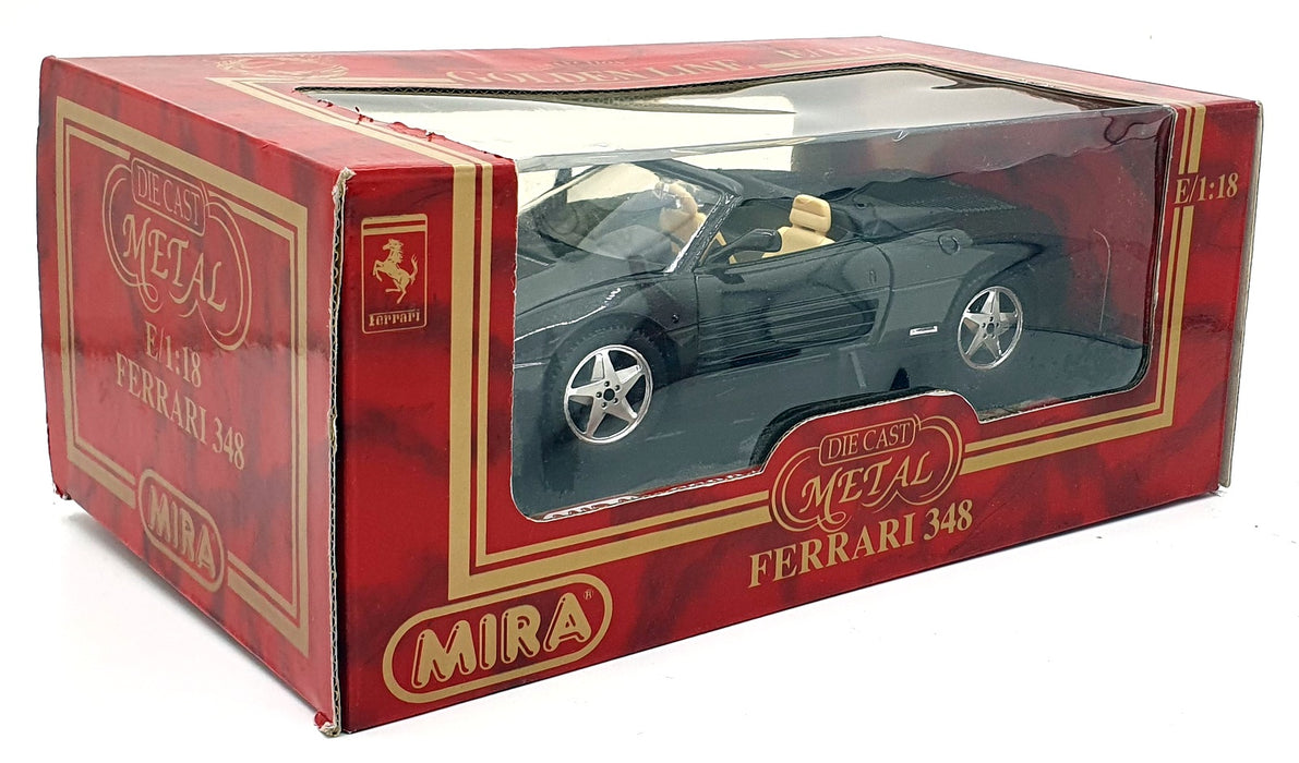 Mira 1/18 Scale Diecast 6101 - Ferrari 348 - Black