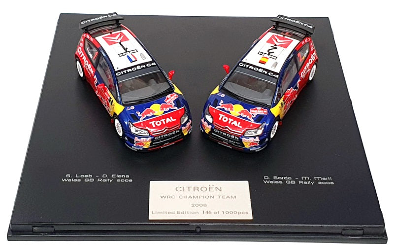 Ixo 1/43 Scale RAM350 - Citroen WRC Champion Team Wales Rally 2008
