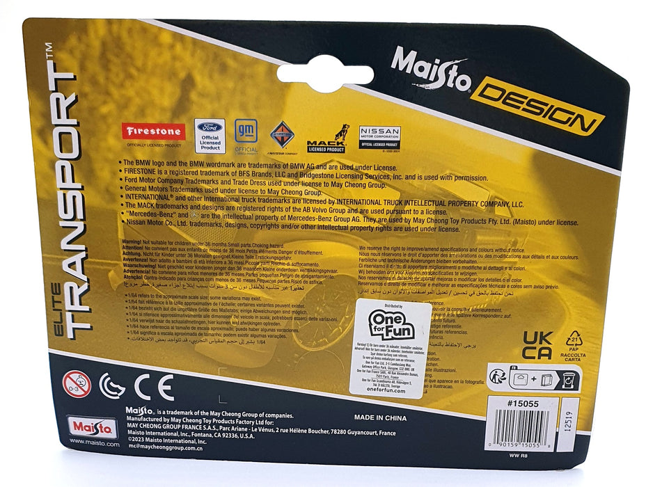 Maisto 1/64 Scale Diecast 15055 Durastar Flatbed/ 2021 Ford Bronco Wildtrak