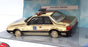 White Rose 1/43 Scale DEDF99084W - 1991 Ford Mustang Police Car - Met. Gold