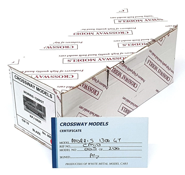Crossway Models 1/43 Scale CM10 - Morris 1300GT - Blaze