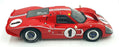 GMP 1/12 Scale Diecast 12072 - 1967 Ford GT40 Mark IV #1 - Red/White