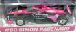 Greenlight 1/64 Scale 11556 NTT Indycar Series #60 S. Pagenaud - Blue/Pink