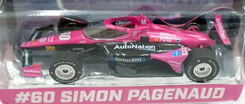 Greenlight 1/64 Scale 11556 NTT Indycar Series #60 S. Pagenaud - Blue/Pink