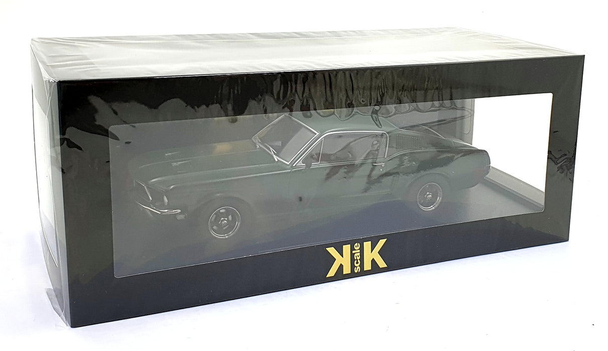 KK Scale 1/18 Scale KKDC181395 - 1968 Ford Mustang GT Fastback - Dark Green
