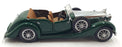 Franklin Mint 1/24 Scale B11PU51 - 1938 Alvis Roadster - Chrome/Green