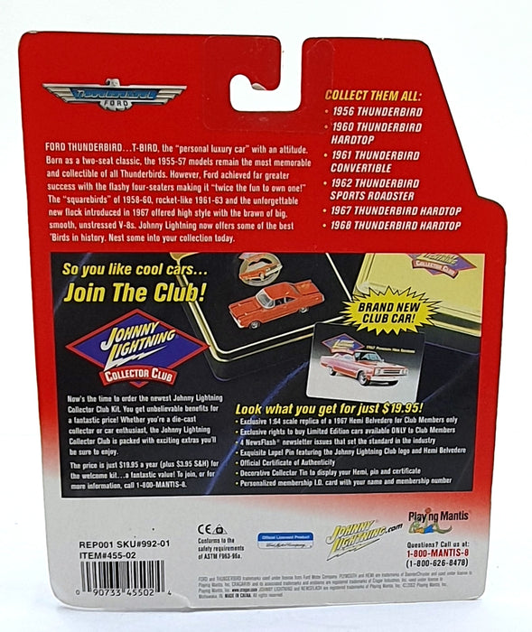 Johnny Lightning 1/64 Scale 455-02 - 1967 Ford Thunderbird Hardtop - White