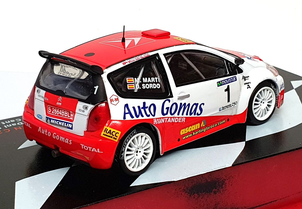 Altaya 1/43 Scale S2664 - Citroen C2 Super 1600 #1 Rally Cantabria Infinita 2005