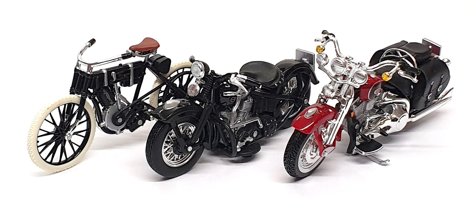 Maisto M&S 1/24 Scale MSHD03 - Harley Davidson Motorbike Set Of 3
