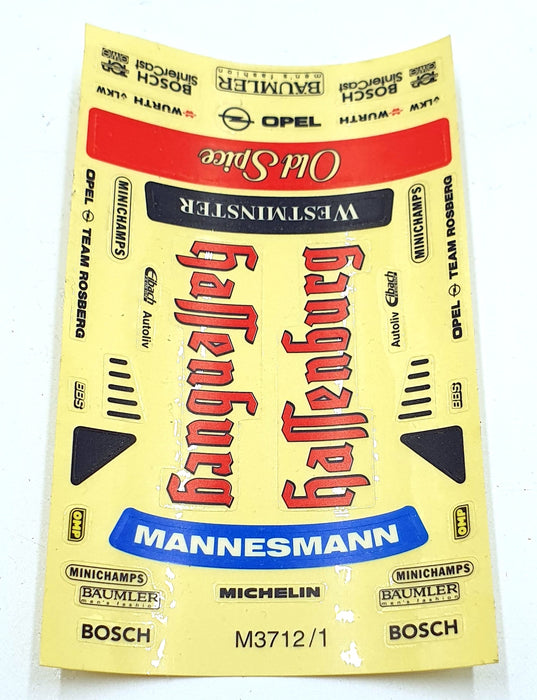 Scalextric 1/32 Scale Slotcar C2030 - Opel Calibra Team Rosberg #44 - White