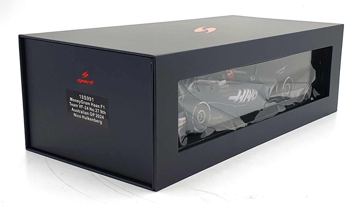 Spark 1/18 Scale 18S991 MoneyGram Haas F1 Team VF-24 #27 9th Australian GP 2024