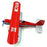 Ertl Approx 30cm Wingspan 21435P - 1930 Stearman 4E Coin Bank Red