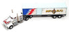 Shinsei 1/64 Scale Diecast 641 - Kenworth Truck & Trailer - White