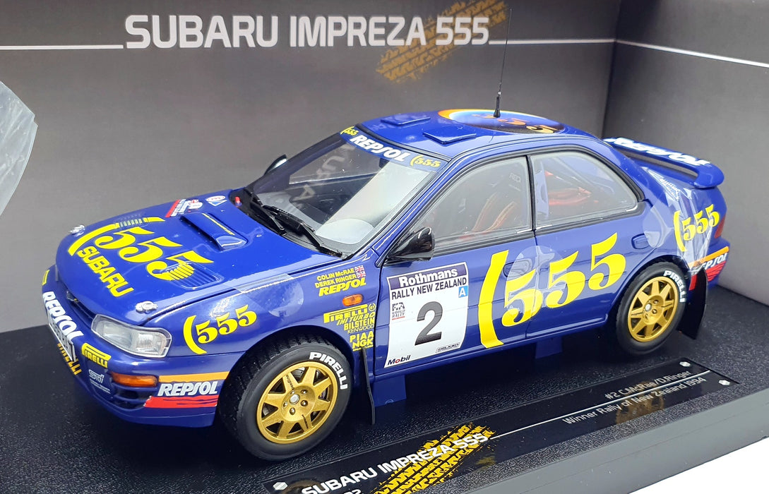 Sun Star 1/18 Scale 5502 Subaru Impreza 555 #2 C.McRae 1994 New Zealand