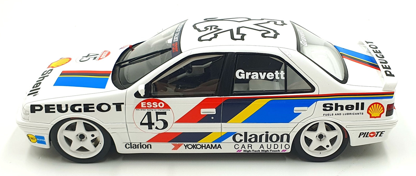 Otto 1/18 Scale Resin OT1141 - Peugeot 405 M16 BTCC Rally #45