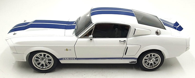 KK Scale 1/12 Scale KKDC120172 - 1967 Ford Mustang Shelby GT500 - White/Blue