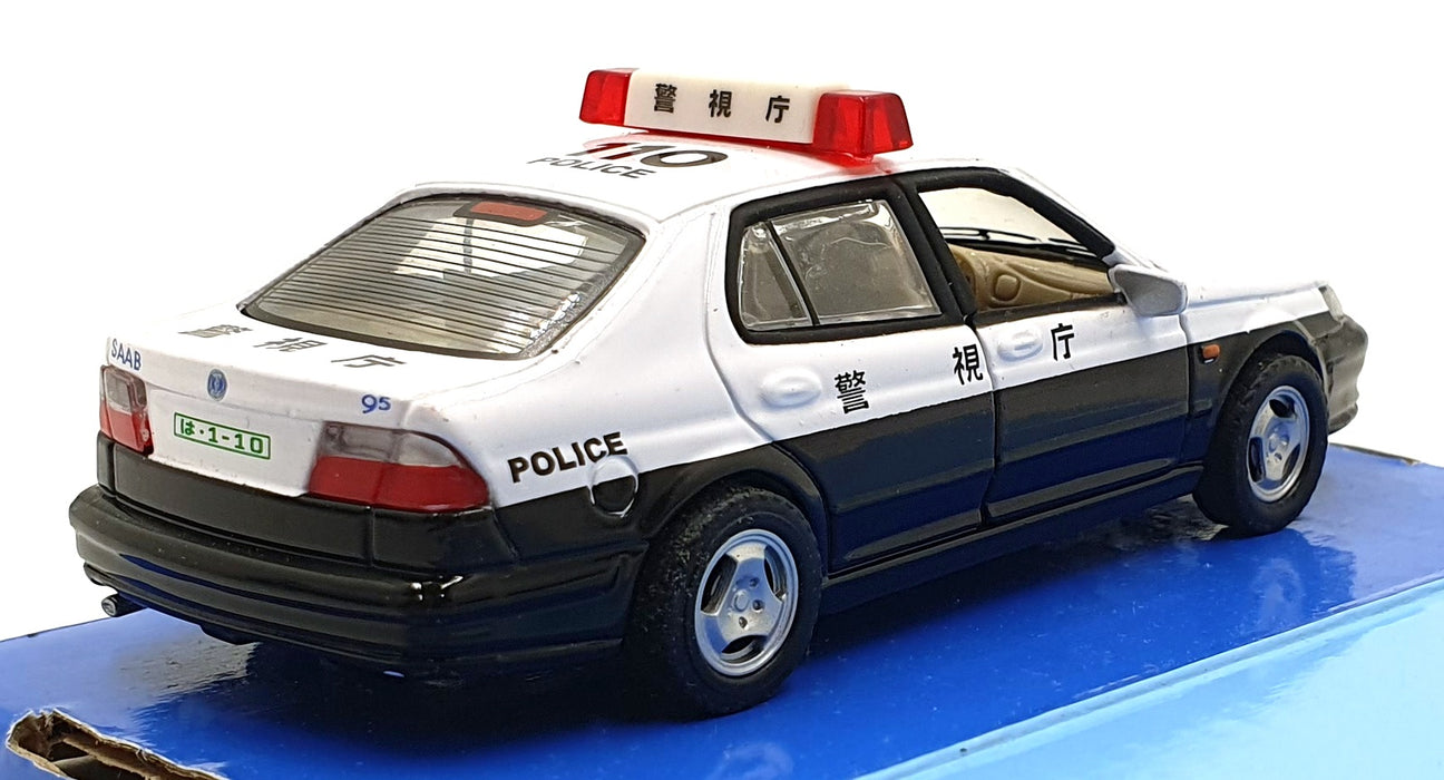 Cararama 1/43 Scale 200226B - SAAB Police Car 110 - White