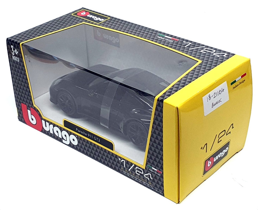 Burago 1/24 Scale Diecast 18-21104 - Porsche 911 GT3 - Black