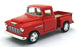 Kinsmart 1/32 Scale Pull Back & Go TY0237 - 1955 Chevrolet Stepside Pick Up Red
