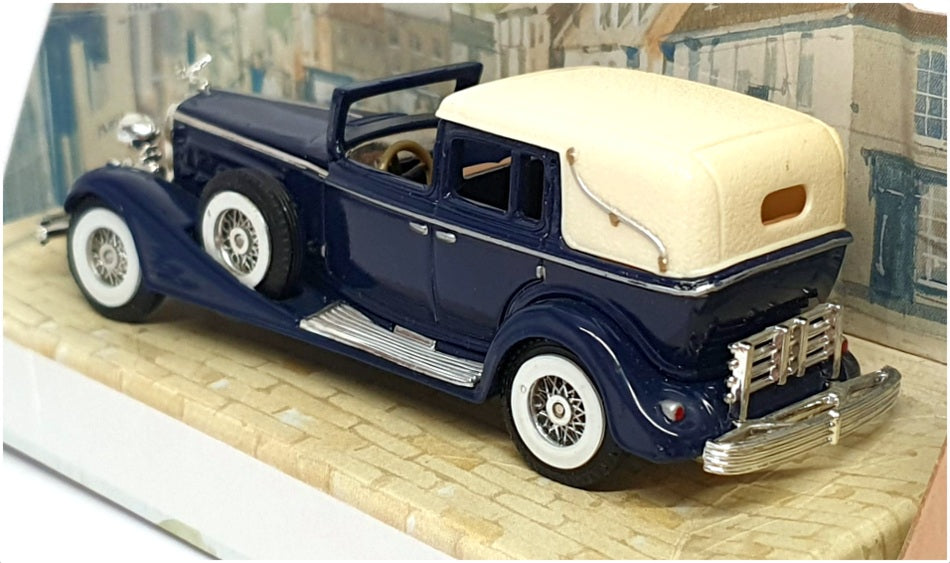 Matchbox Appx 11cm Long Diecast Y-34 - 1933 Cadillac 452 V16 - Blue